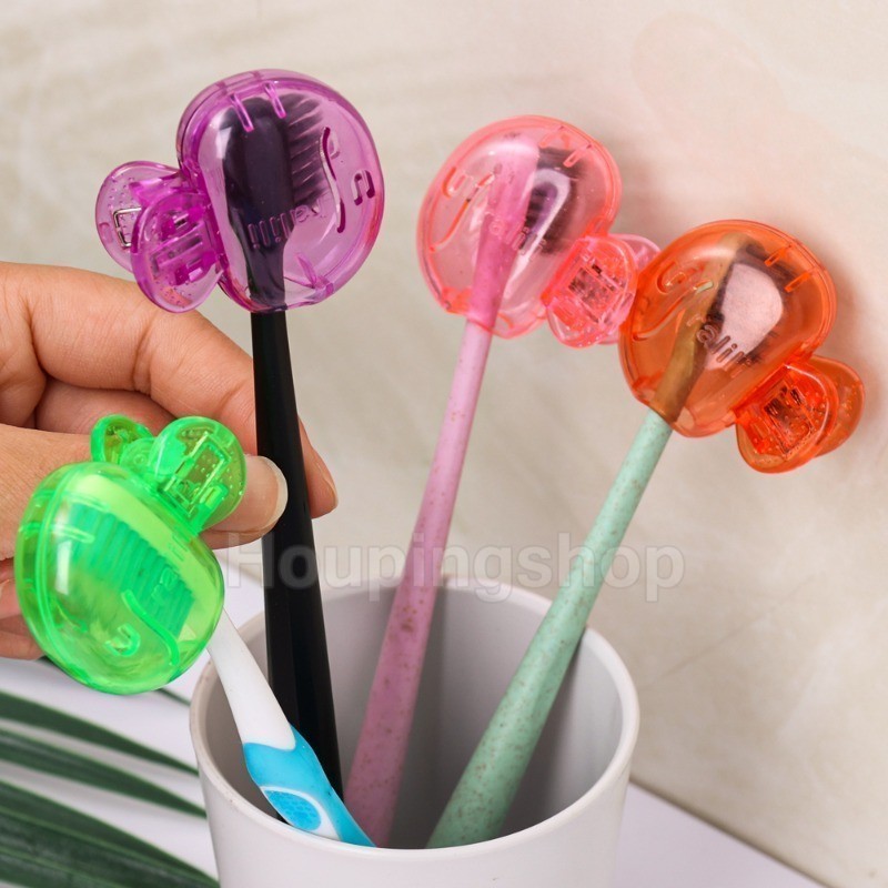 1pcs Travel หัวแปรงสีฟันครอบคลุมแปรงสีฟัน Protector หมวกแปรง Pod Case ป้องกันแบบพกพาคลิปพลาสติกสําหรับการเดินทางในครัวเรือนได้ดี ราคา ถูกที่สุด ดีลบีเคเค แกลเลอรีภาพที่ 9