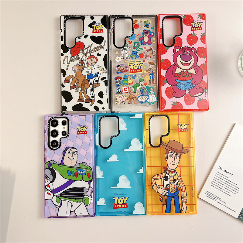 Toy Story Buzz LightyearCASETify Samsung Galaxy S24 Ultra S23 Plus S22 S21 Ultraเคสโทรศัพท์TPUยอดนิยมกันกระแทกนุ่มฝาครอบป้องกัน