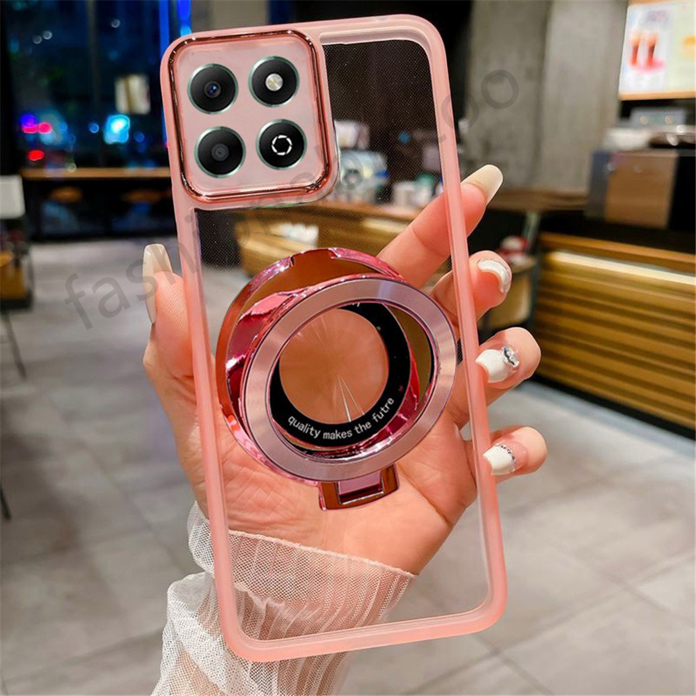 ปลอกสําหรับ Huawei Honor 200 Smart pro Lite 2 00 Honor200Smart Honor200pro Honor200Lite ที่วางแหวนวงเล็บเคสโทรศัพท์ซิลิโคนใส Soft TPU Edge กันกระแทกปกหลัง