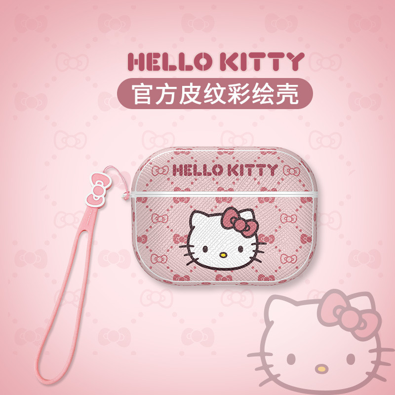 HelloKittyairpods pro 2 เคสป้องกัน Apple 3rd Generation 2 เคสหูฟังเหมาะสําหรับ 1 Hello Kitty 3 การ์ต