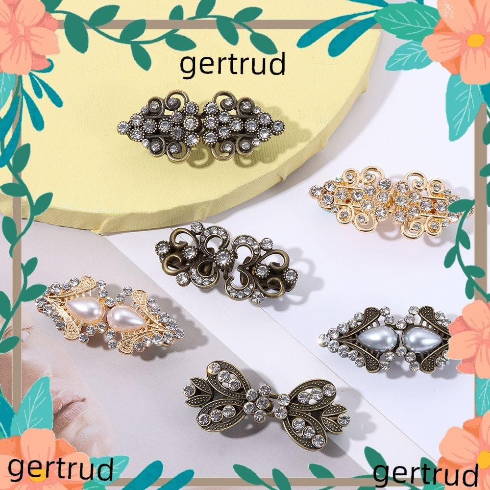GERTUD Cape Cloak Clips ​สําหรับผู้หญิงสาวแต่งตัวเสื้อวินเทจเข็มกลัด