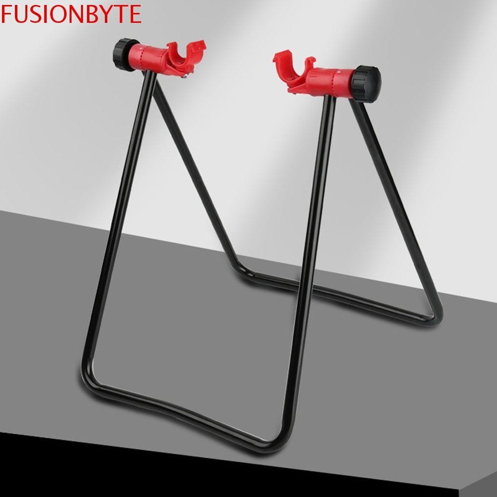 Fusionbyte ขาตั้งพื้นจักรยานอุปกรณ์ปั่นจักรยานจักรยานเสือภูเขาอลูมิเนียมอัลลอยด์ชั้นวางจอดรถรูปตัวยู