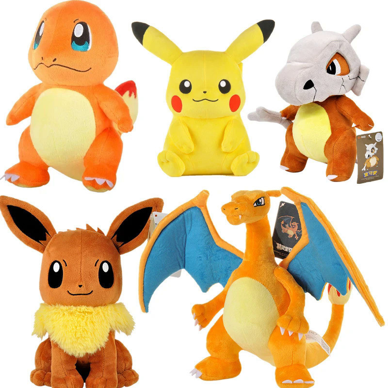 Pokémon Plush Doll Pikachued Bulbasaur Jigglypuff Lapras Eevee Anime Pokemoned Stuffed Toy Peluche P