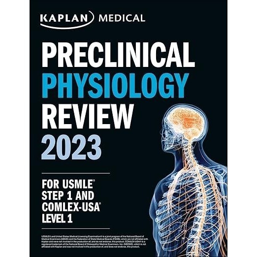 รีวิวสรีรวิทยาที่แม่นยํา 2023: สําหรับ USMLE Step 1 และ COMLEX-USA ระดับ 1 (USMLE Prep)