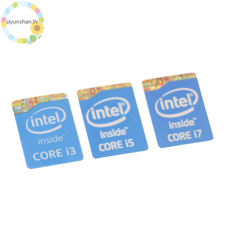 Ziyunshan 5 ชิ้น 4th Generation Intel Core I3 I5 I7 ป้ายสติกเกอร์ตกแต่งโน้ตบุ๊ค th