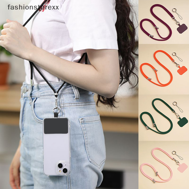 [ADP]สายคล้องคอแนวนอนมัลติฟังก์ชั่ปรับโทรศัพท์มือถือเชือกยาวพร้อมคลิปเชือกป้องกันการสูญหาย vvn