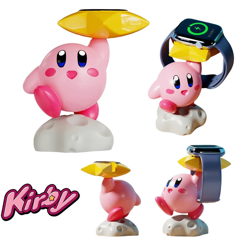Kirby การ์ตูนนาฬิกายึดสำหรับ iWatch สมาร์ทดูตารางเครื่องประดับตกแต่งบ้านเคอร์บี้รูปวันเกิดของขวัญคริสต์มาส