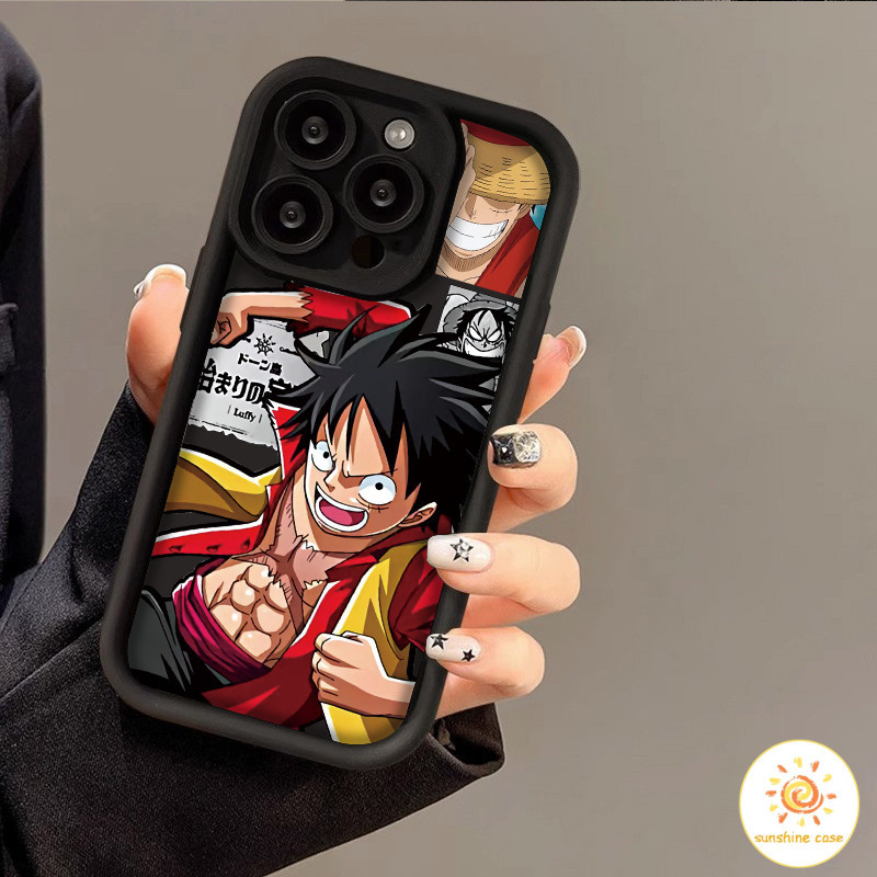 ตัวการ์ตูนวันพีซอะนิเมะเลือดร้อนของญี่ปุ่น 12 ไอโฟน11 For iPhone12 13 14 15Pro MAX X XS XR XS 6 7 8Plus SE20 เคสโทรศัพท์