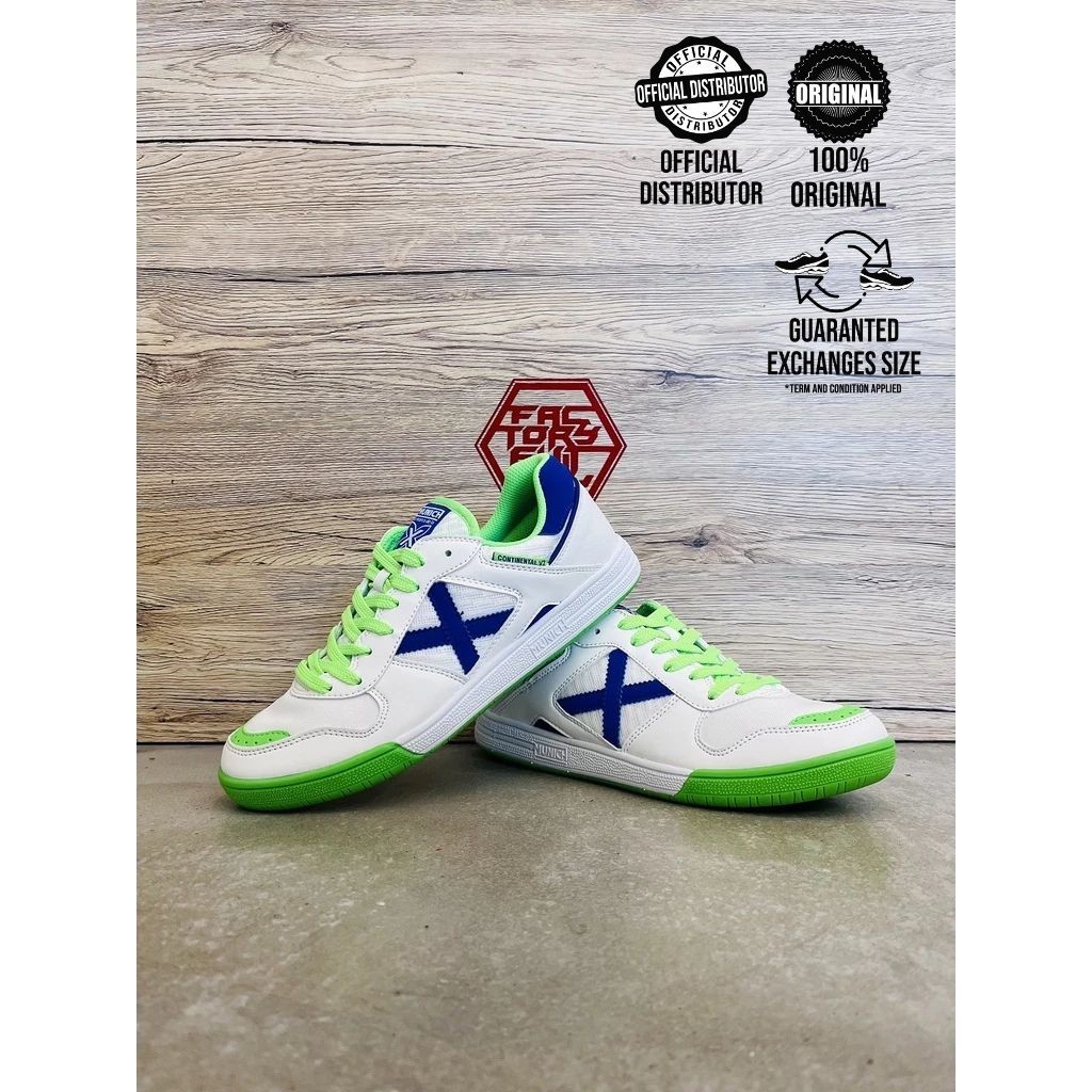 MUNICH XM-V2 41 CONTINENTAL (PUTIH) KASUT FUTSAL