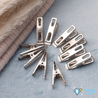 กิ๊ฟหนีบผ้าสแตนเลส คลิปหนีบผ้า ตัวหนีบผ้า clothespin แพ็ค 20 ตัว ไม้หนีบผ้า ไม่เป็นสนิม มินิมอล