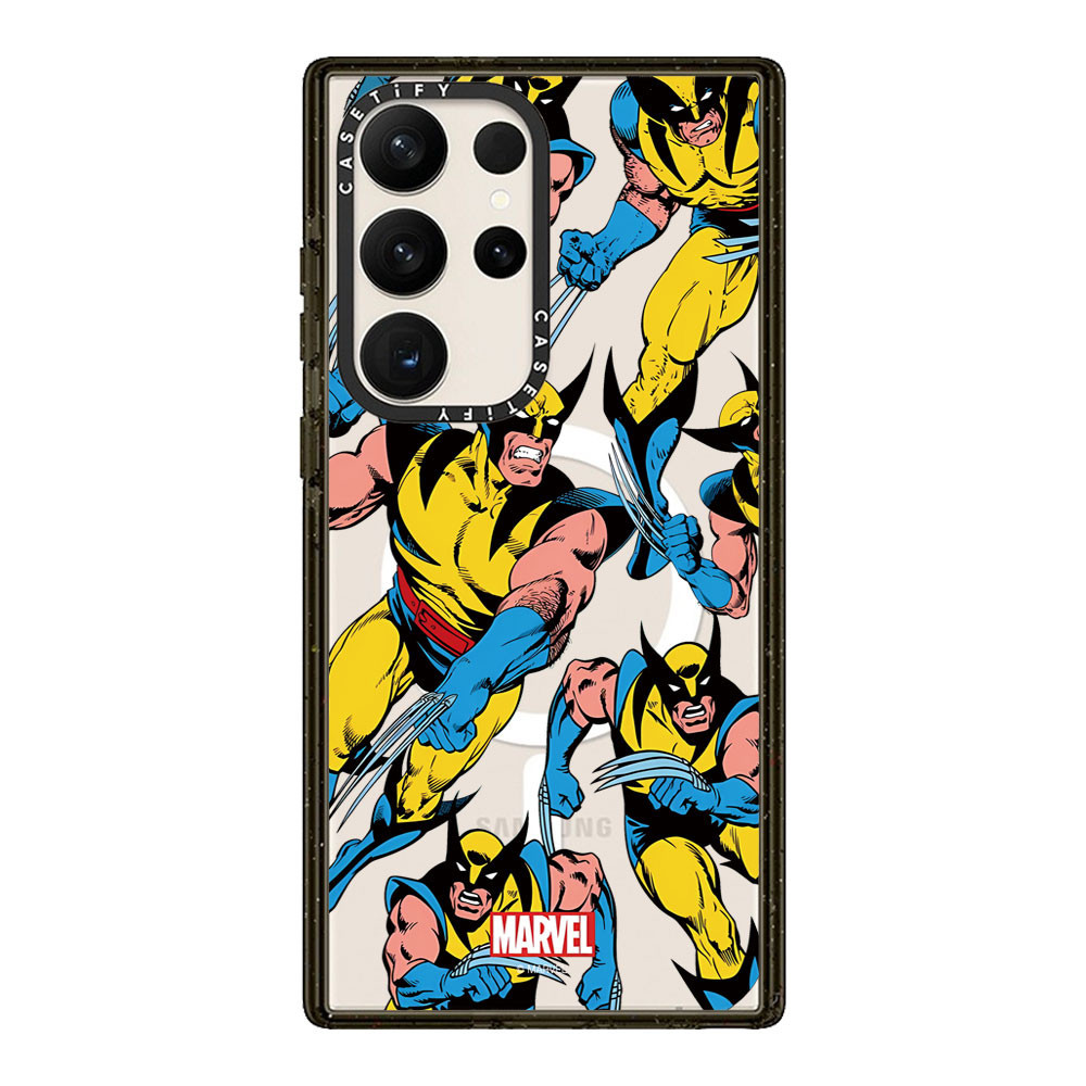 Casetifg Deadpool Wolverine กันกระแทกแม่เหล็กเคสโทรศัพท์พร้อมกล่องสําหรับ Samsung Galaxy S25 S24 S23 S22 Ultra Plus Clear Strong Anti Drop ฝาครอบซิลิโคนนุ่มด้านข้างป้องกันปลอก - รูปที่ 2