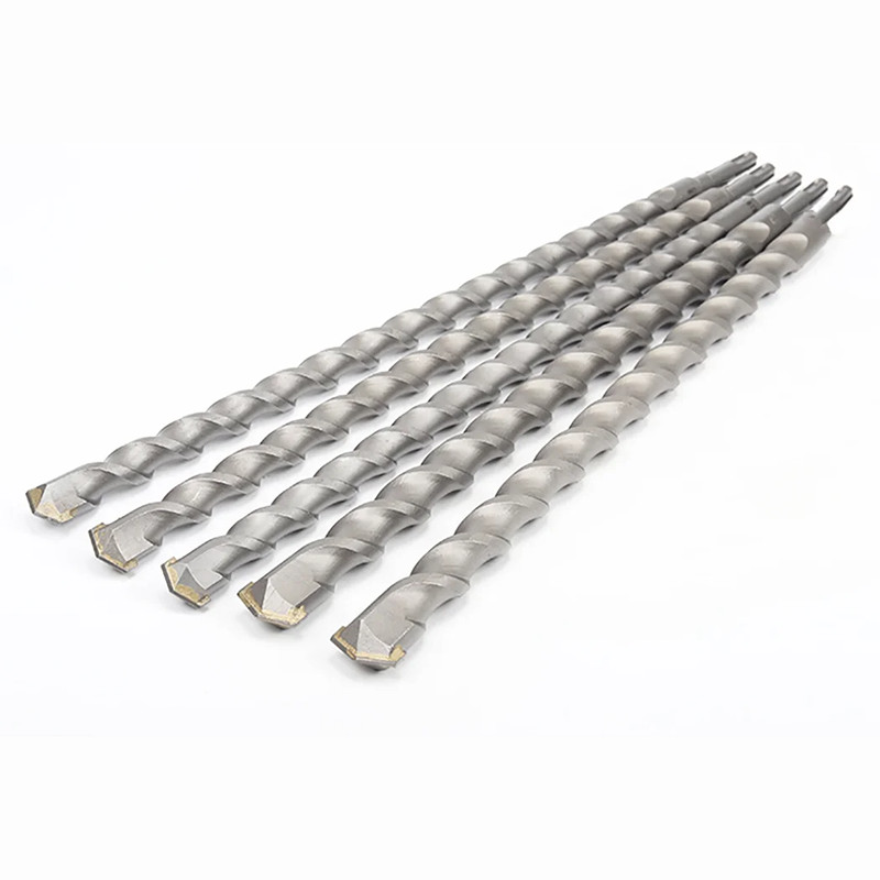 8-22 มม.X 500-800 มม.คอนกรีตยาว SDS Plus Bit Cross หัวตัดคู่ auger ค้อนผนังอิฐบล็อกค้อนไฟฟ้าอิฐบิตก่ออิฐ