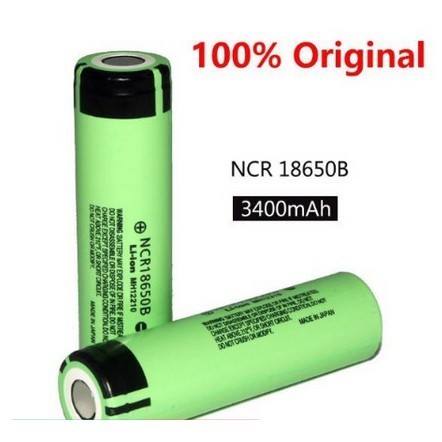 แบตเตอรี่ ถ่านชาร์จ Rechargable Battery 3400mAh NCR18650B 4.9A 3.7V 18650 Li-ion ต่อ1ก้อน