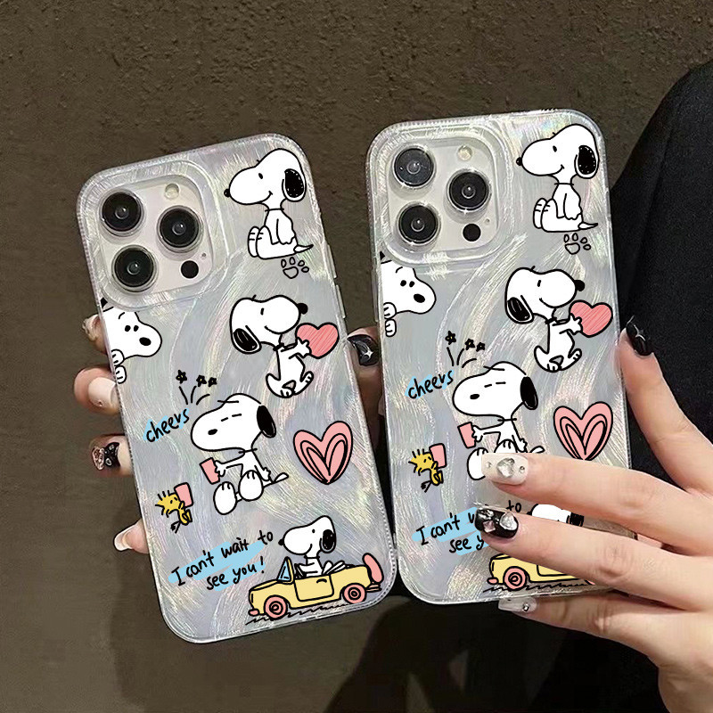 เคส OPPO A3 PRO A60 A78 A98 A79 5G A73 2020 A76 A96 A9 2020 A5 2020 A92 A52 A54 A93 A94 A95 F9 PRO A74 4G A74 5G Y0078S Snoopy hard Cover phone Case