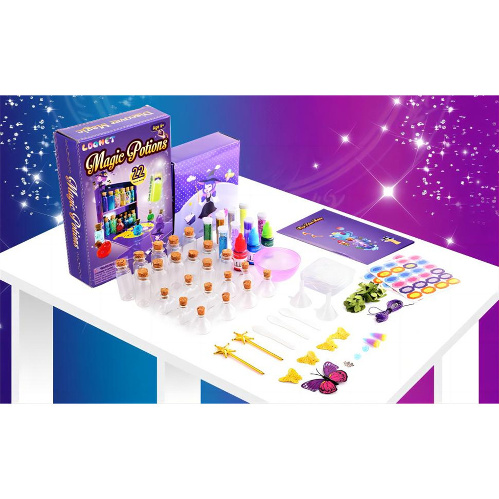 Fairy Magic Potions Kit Kids - 22 ขวด Magical สําหรับตกแต่ง, Craft Toy Girls, ของเล่นแสนสนุกสําหรับเด็กผู้หญิง 6 8 9 10