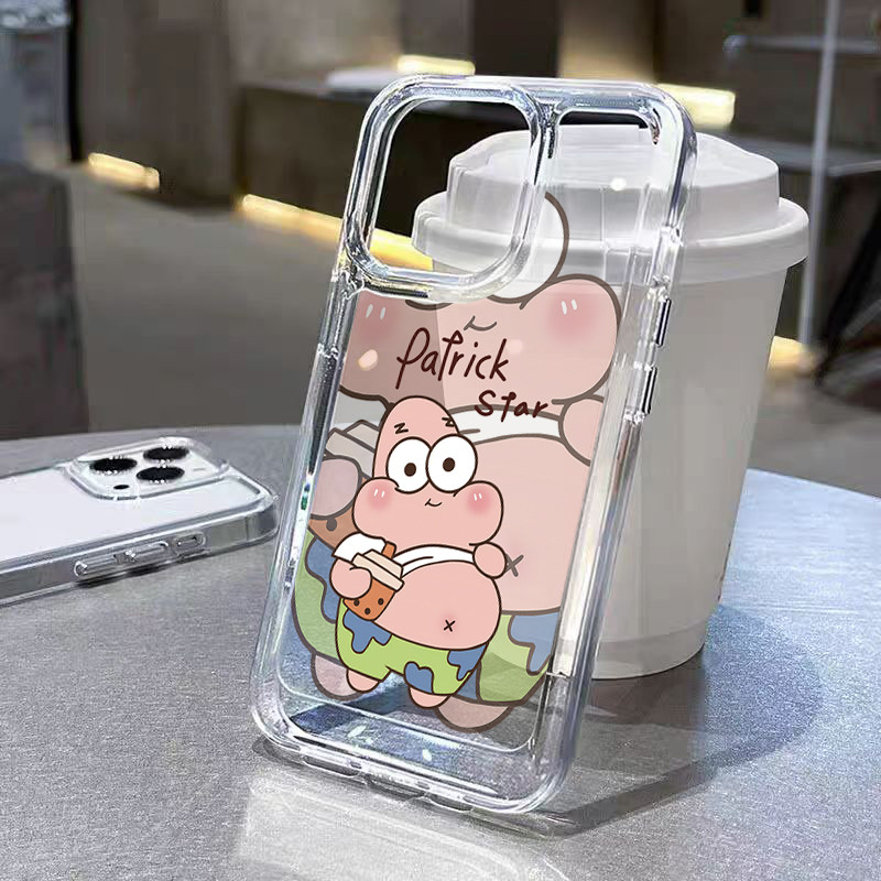 นิ่มกันกระแทก TPU เคสไอโฟน เคสโทรศัพท์ iPhone 11 12 13 14 15 Pro Max XR XS X 7 8P ปายเดซิ้ง