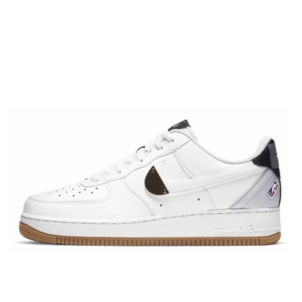 NBA × Nike Air Force 1 Low White Grey Gum Unused