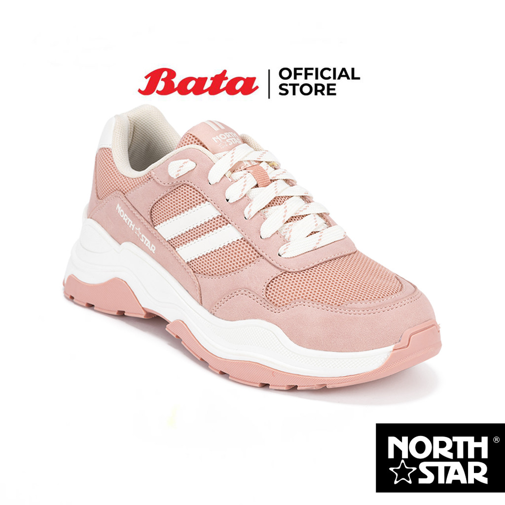 Bata บาจา by North Star รองเท้าผ้าใบ เสริมส้นสูง 2 นิ้ว สำหรับผู้หญิง รุ่น PERRY สีน้ำเงิน 5209141 สีชมพู 5205141