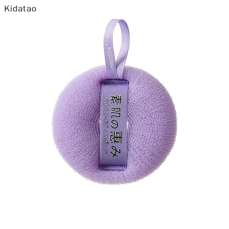 Kidatao Exfoliag สครับฟองน้ําอาบน้ํา Exfoliator นวดทําความสะอาดลึกเครื่องมืออาบน้ําญี่ปุ่นนวดอาบน้ําขัดแปรงใหม่