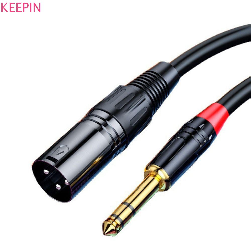 Keepin Jack 6.5 Balanced สายไมโครโฟน XLR 6.5 มม. ชาย-ชาย/หญิง, Aux, สายสัญญาณเสียงไมโครโฟน XLR 6.5 มม.