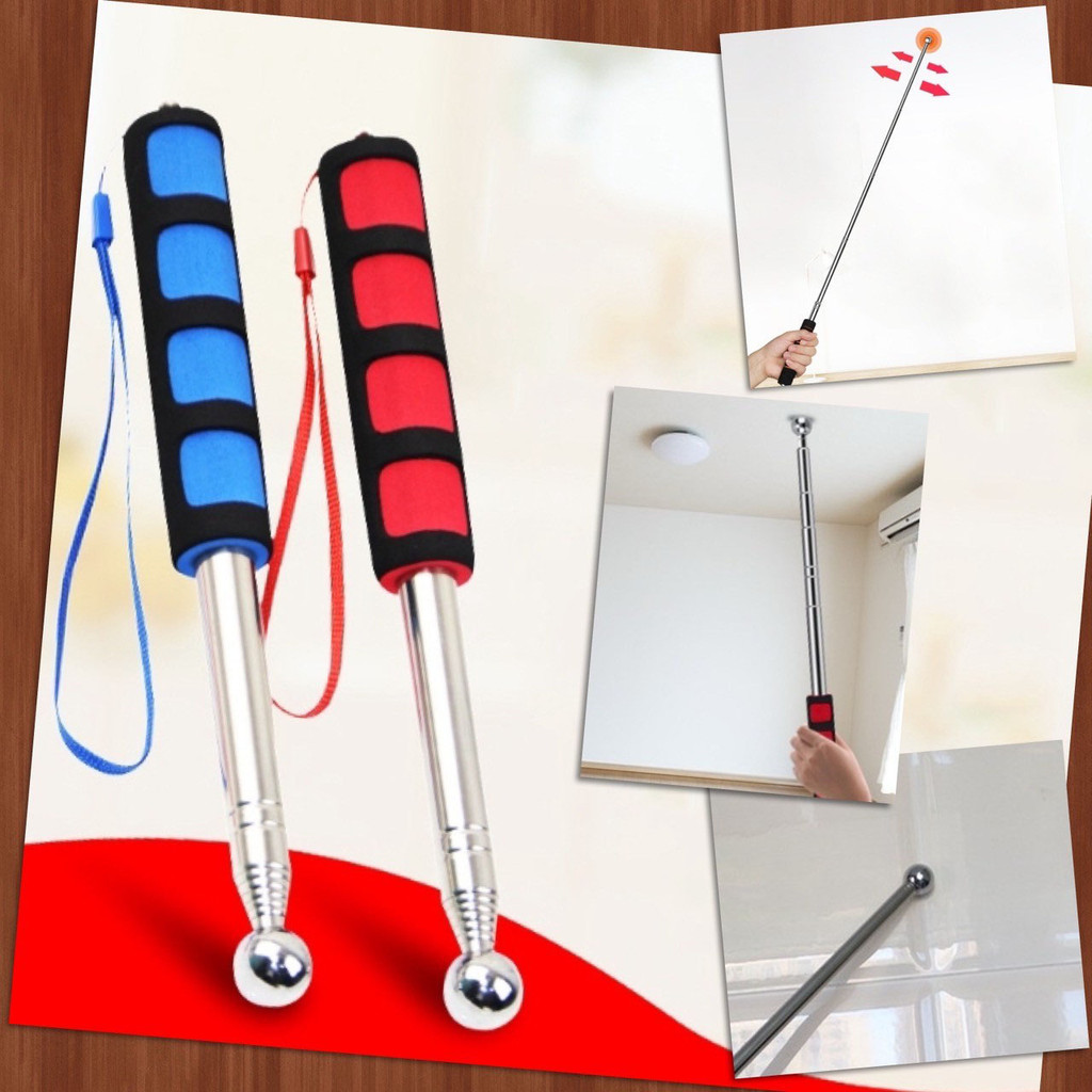 🌸 ไม้เคาะผนัง ไม้ชี้ ไม้เคาะกระเบื้อง หัวกลม ค้อนตรวจผนัง เพดาน ชี้จุด ชี้เป้า สอนหนังสือ ปรับสั้น-ยาว ยืดหดได้ 🌸