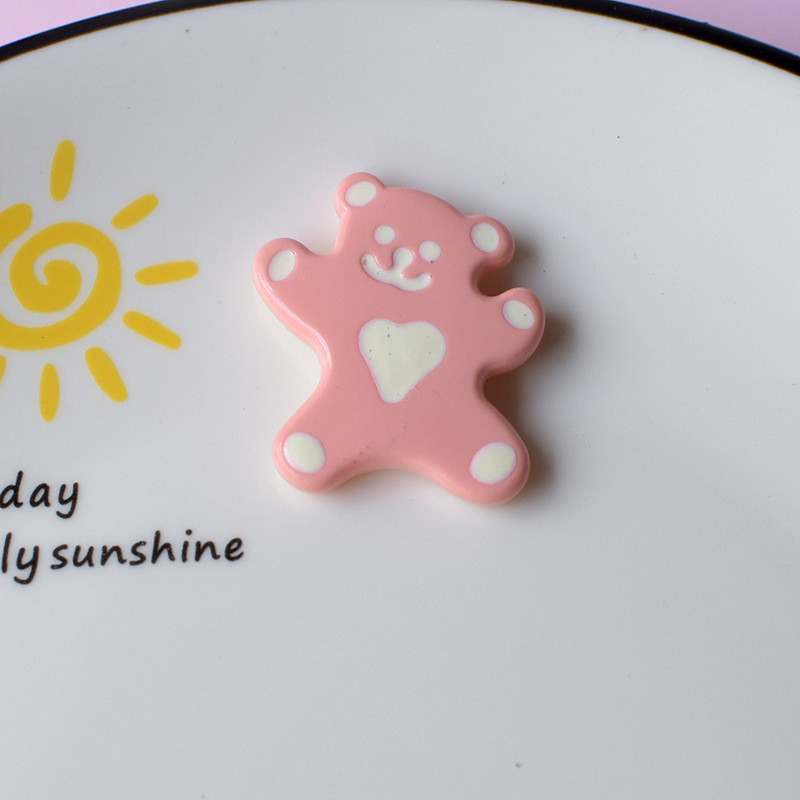 Macaron น่ารักปุ่ม Star Bear DIY Jibbits ชุด crosc Charms ชุดอุปกรณ์เสริมสําหรับ crosc Slipper