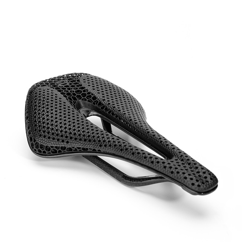 Rockbros 3D การพิมพ์จักรยานอานเบาะคาร์บอน Fibre น้ําหนักเบา Streamline แผนที่จักรยานอานรังผึ้งตาข่ายกันกระแทก Hollow Breathable Professional จักรยานอุปกรณ์เสริม - รูปที่ 7