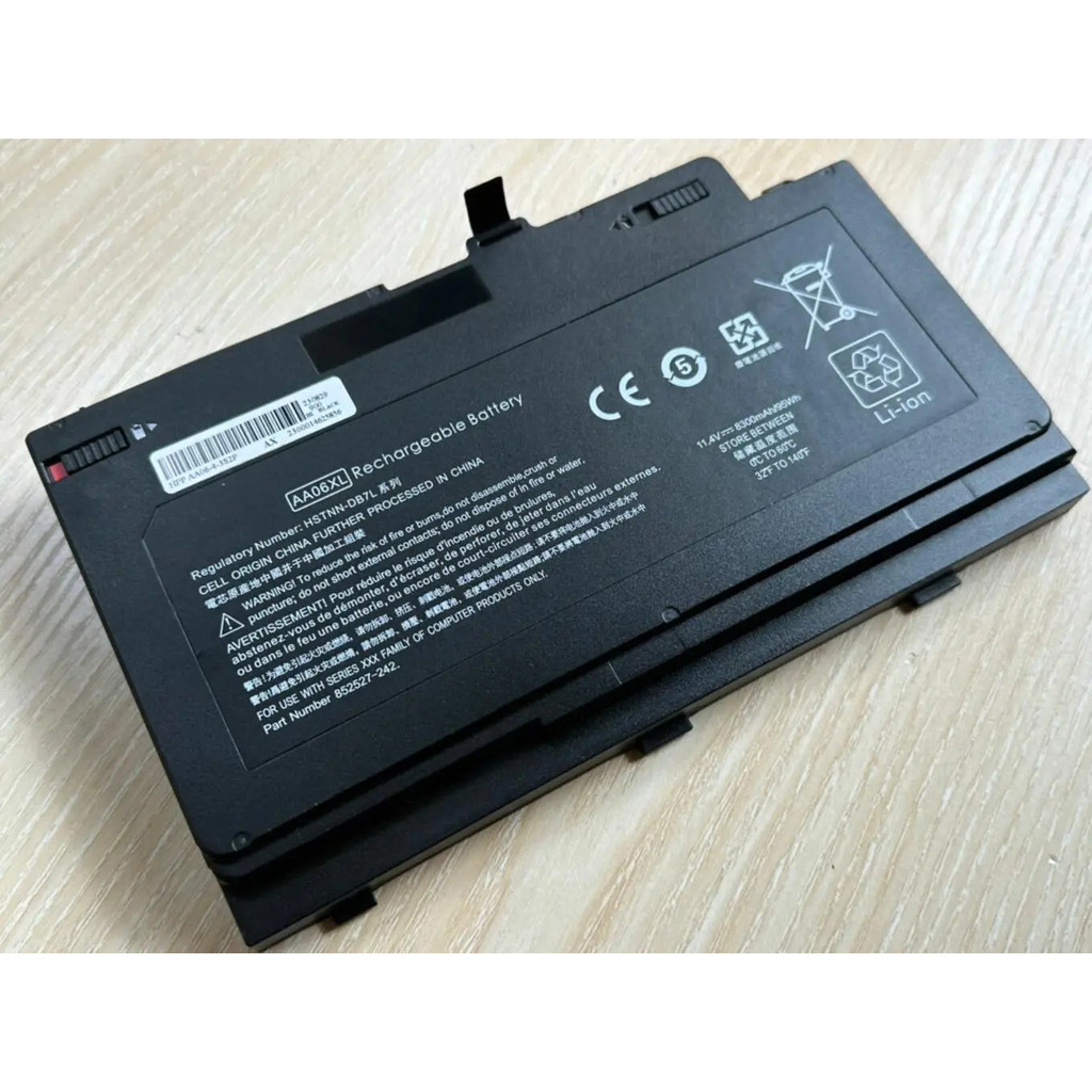 AA06XL แบตเตอรี่แล็ปท็อป For HP ZBook 17 G4 G4-1RQ78EA G4-Y3J82AV HSTNN-DB7L C86C AA06096XL 852527-2