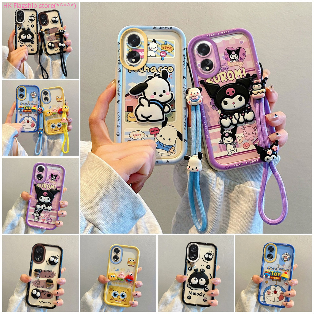 เคส oppo A38 4G oppo A18 4G oppo A17 oppo A17K  การ์ตูน CartoonPlushของเล่น การ์ตูนTPU Softซิลิโคนเค