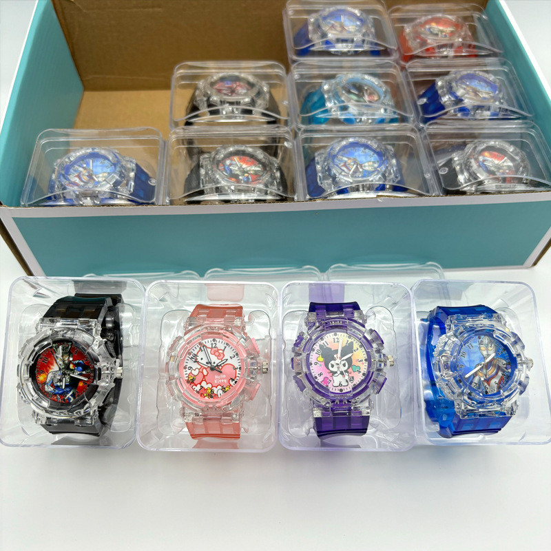 SANRIO ซานริโอ,นาฬิกา,นาฬิกาเรืองแสง,นาฬิกาพร้อมกล่อง,นาฬิกาการ์ตูน,ของขวัญเด็ก