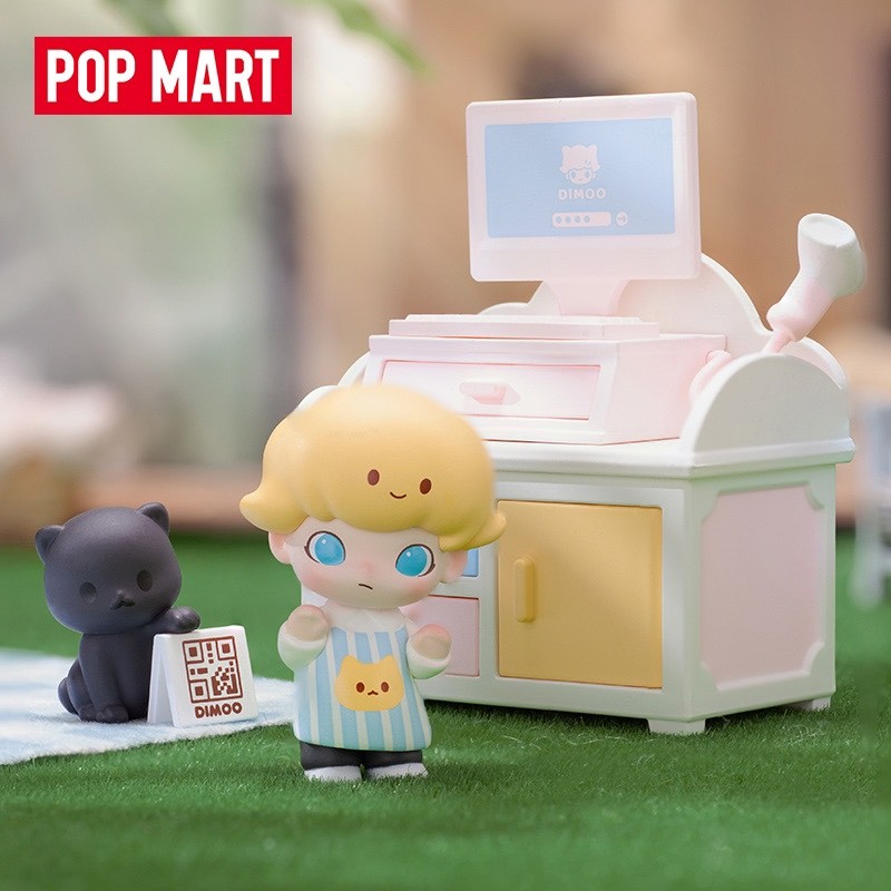 [ลับ] Popmart POPMART Dimoo Cat Cat Paradise Series อินเทรนด์รูป Mystery Box ของเล่นน่ารักเดสก์ท็อปตกแต่งของขวัญ