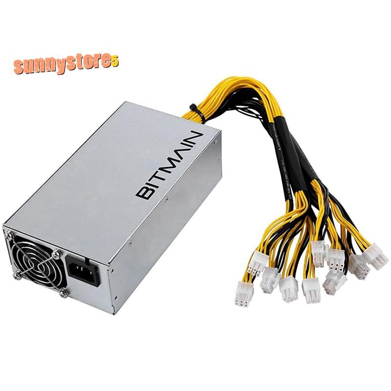 Minerfixes APW7 1800W PSU Bitmain Mining Power Supply สําหรับ Bitmain Antminer S9/L3 +/A6/A7/R4/S7/E