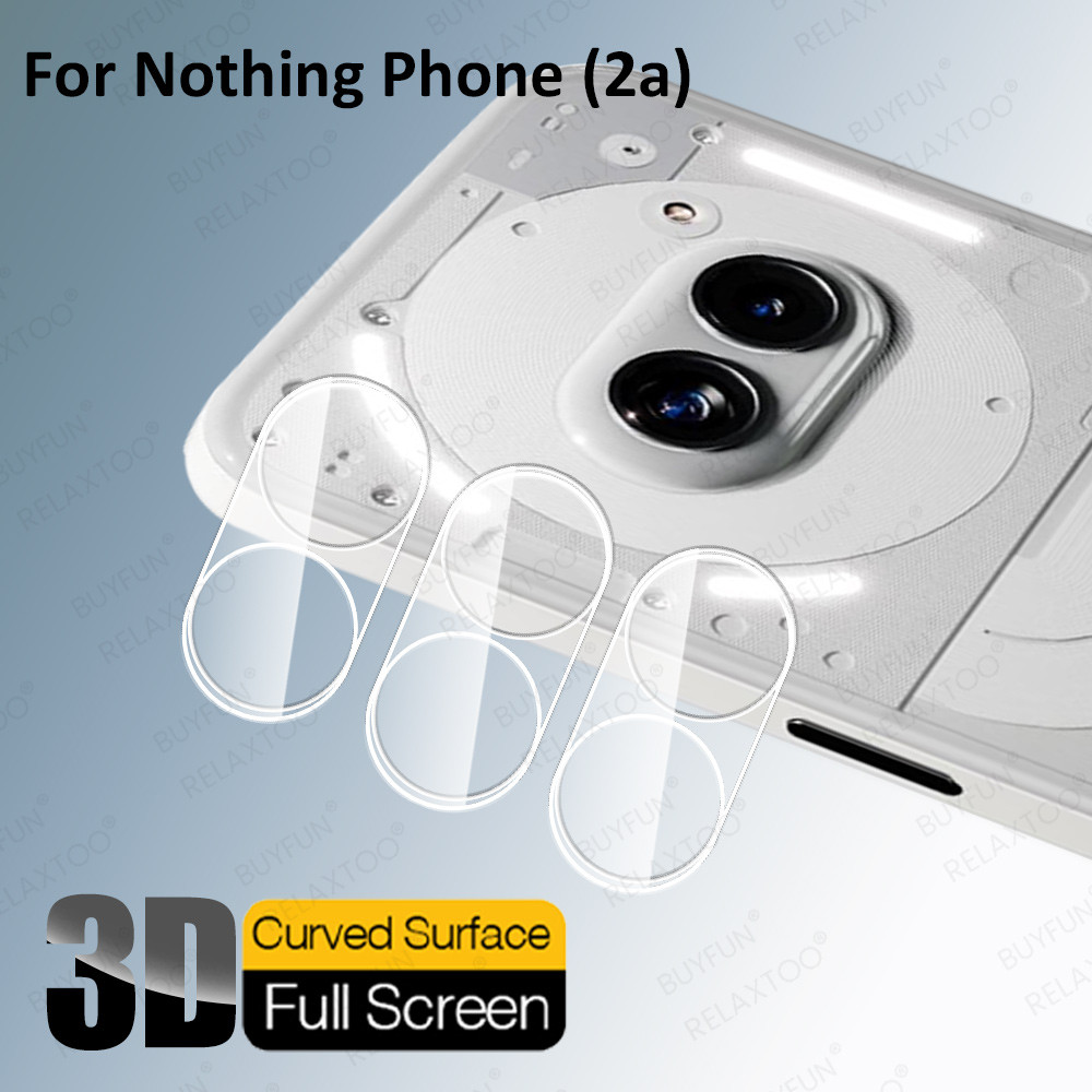 1-3 ชิ้นสําหรับโทรศัพท์ Nothing (2a) Plus 3D Clear กล้องป้องกันหน้าจอฝาครอบโทรศัพท์ 2a 2aPlus HD เลนส์กระจกป้องกัน