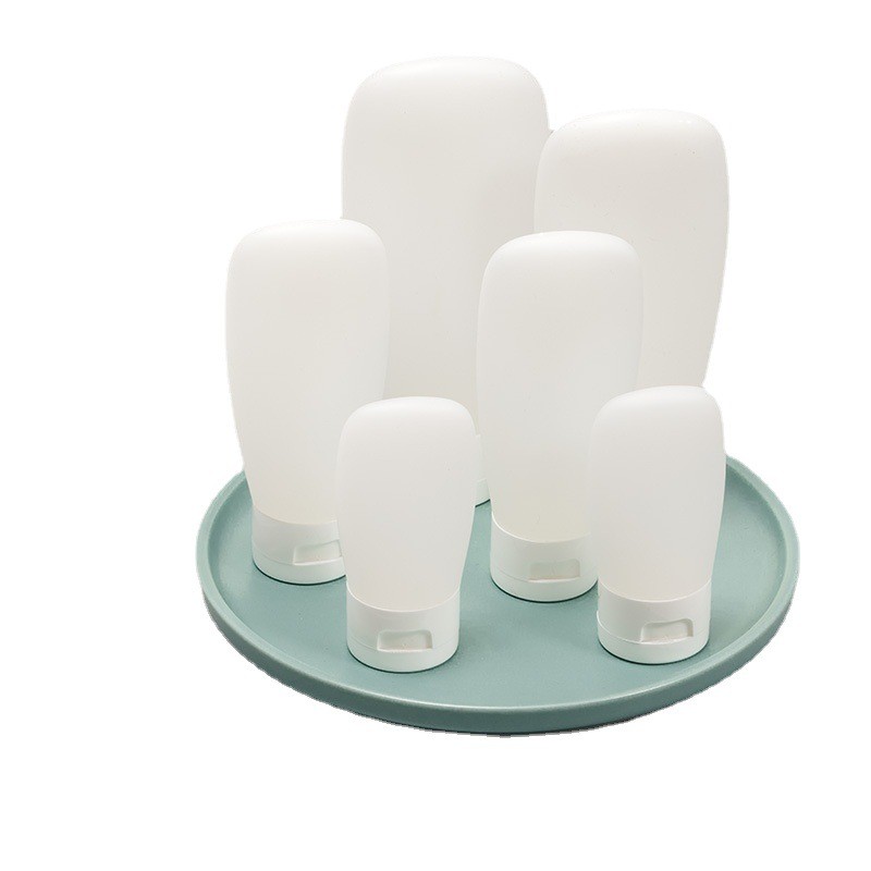 Suede Frosted Travel Sub-Packing Lotion Bottle เครื่องสําอางทําความสะอาดผิวหน้าครีมทามือแชมพูท่อ Flip Sub-Packing Bottle ราคา ถูกที่สุด ดีลบีเคเค แกลเลอรีภาพที่ 4