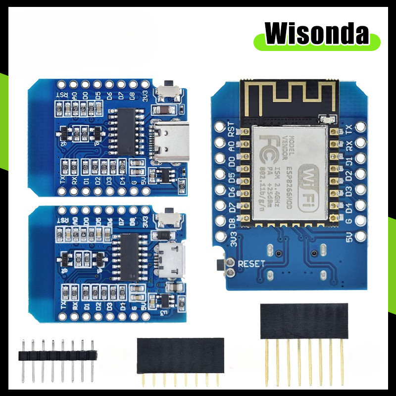 D1 Mini TYPE-C/MICRO ESP8266 ESP-12F CH340G V2 USB D1 Mini WIFI Development Board D1 Mini NodeMCU Lu