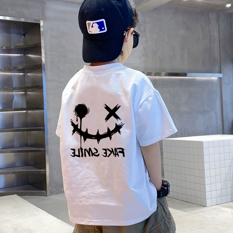 (จัดส่งตลอด 24 ชั่วโมง) Kids T shop T เสื้อเด็กแฟชั่น เสื้อยืดแขนสั้น ใส่ได้ทั้งเด็กชายและเด็กหญิง ลายสวยน่ารัก0497