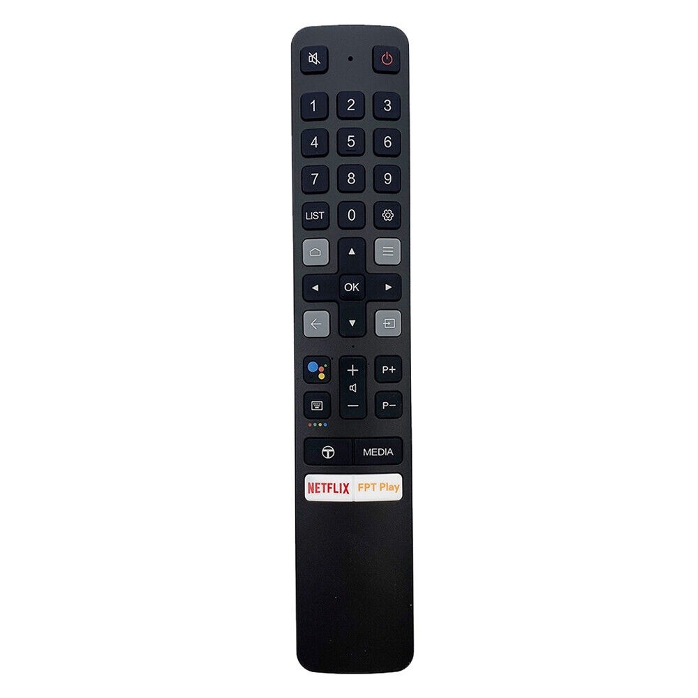 RC901V FMR7 สําหรับ TCL สมาร์ททีวีบลูทูธ w/ Voice Remote Netflix FPT Play