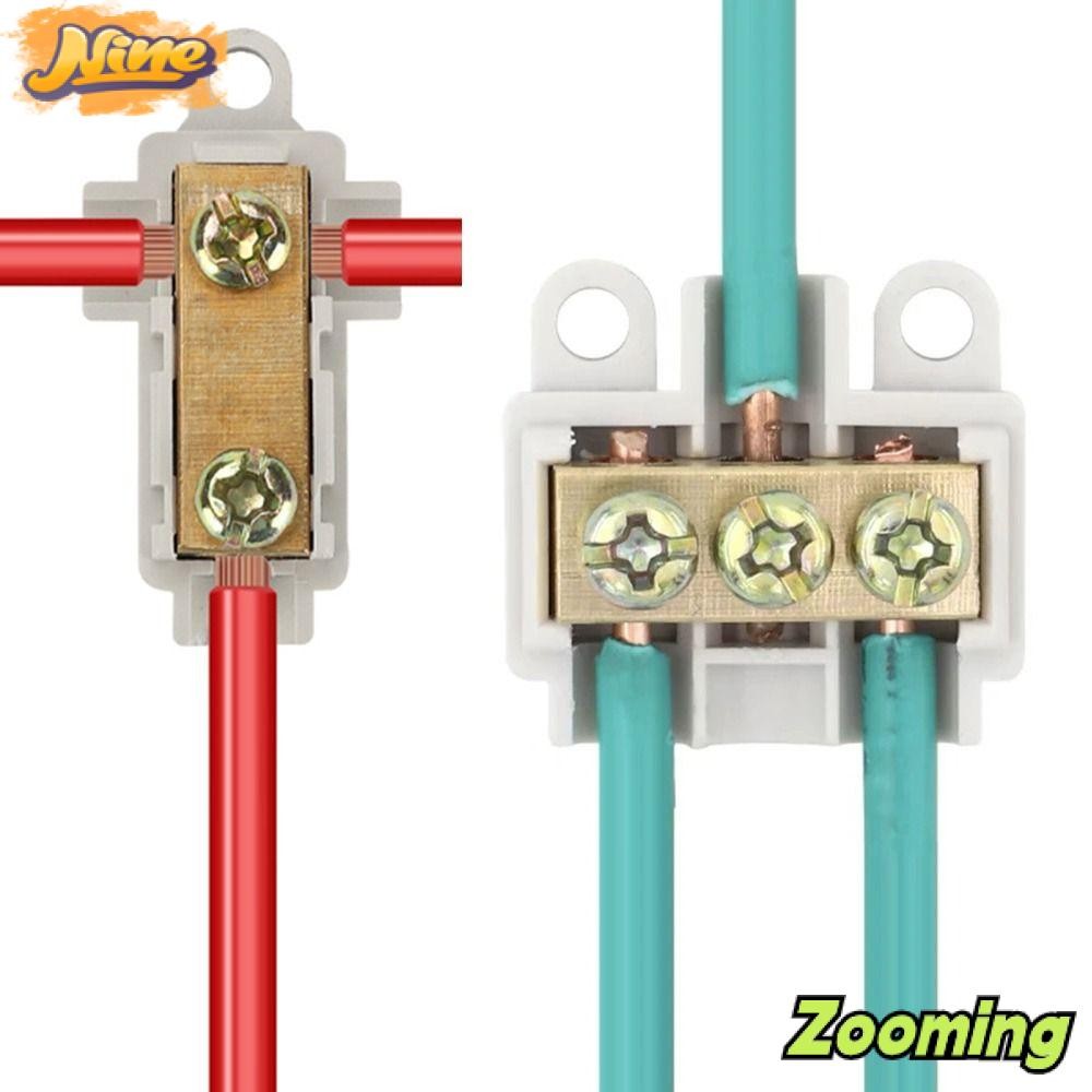 Zooming T-type สายไฟ Terminal ไฟฟ้าทั่วไป Connector Terminal Block ล็อค Quick Crimp สายไฟกล่องแยก Qu