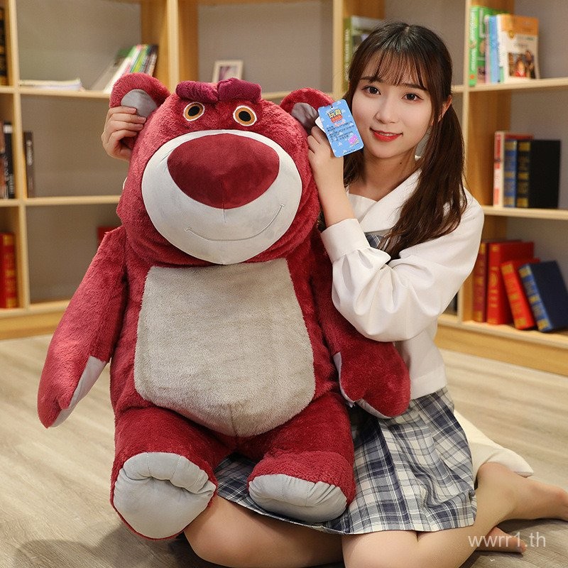 ของแท้ Toy Story 4ตุ๊กตาหมีสตรอเบอรี่ตุ๊กตาตุ๊กตาหมีสร้างสรรค์ตุ๊กตาหมี lotso ตุ๊กตาหมีกอด