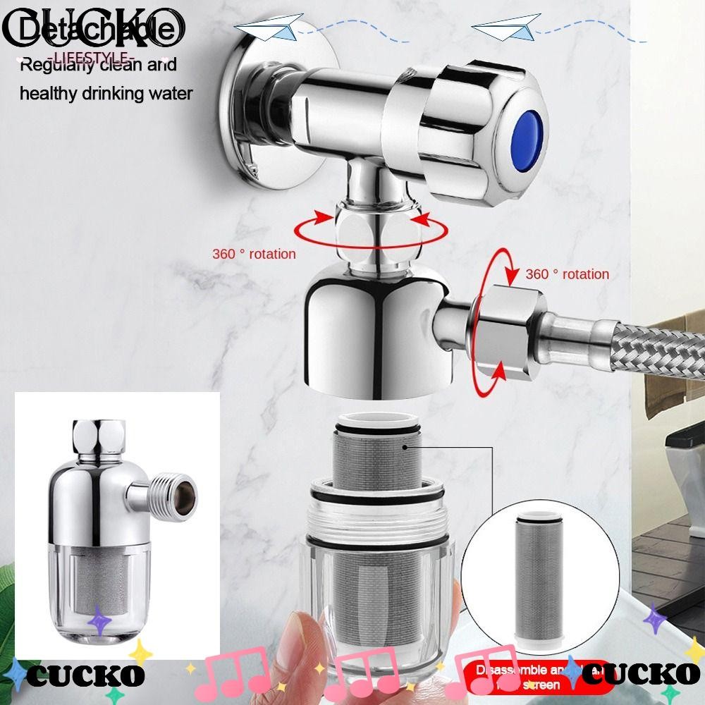 Cucko ก๊อกน้ําห้องครัวกรองล่วงหน้า Universal Tap Water เครื่องกรองน้ําด้านหน้า, Universal Purifier Output Shower Filter อุปกรณ์ห้องน้ําในครัวเรือน