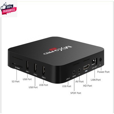 SALEQHDTV X96 Mini 4K Android 9.0 กล่องทีวีกล่อง Amlogic S905W Quad Core 2.4G Wifi Smart Tv Set Top 