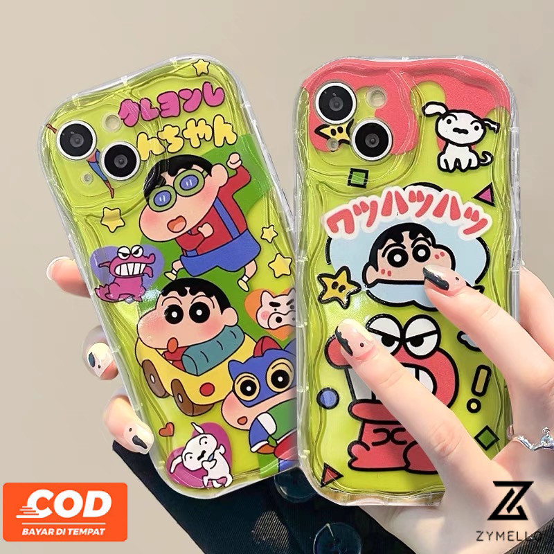 เคสโทรศัพท์ VIVO V40 V30 5G V29 S1 V27 V40 Pro 5G V27 Pro V27E V25 V25E V23 V23E V15 V20 Pro การ์ตูน Shin-chan Superman กันกระแทก TPU เคสโทรศัพท์