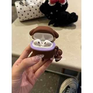 Lusi เคสหูฟังสําหรับ AirPods 4 [2024] AirPods Pro2 Pro 1 2 3 Apple หูฟังไร้สายชุดหูฟัง Protector พร้อมเชือกเส้นเล็ก