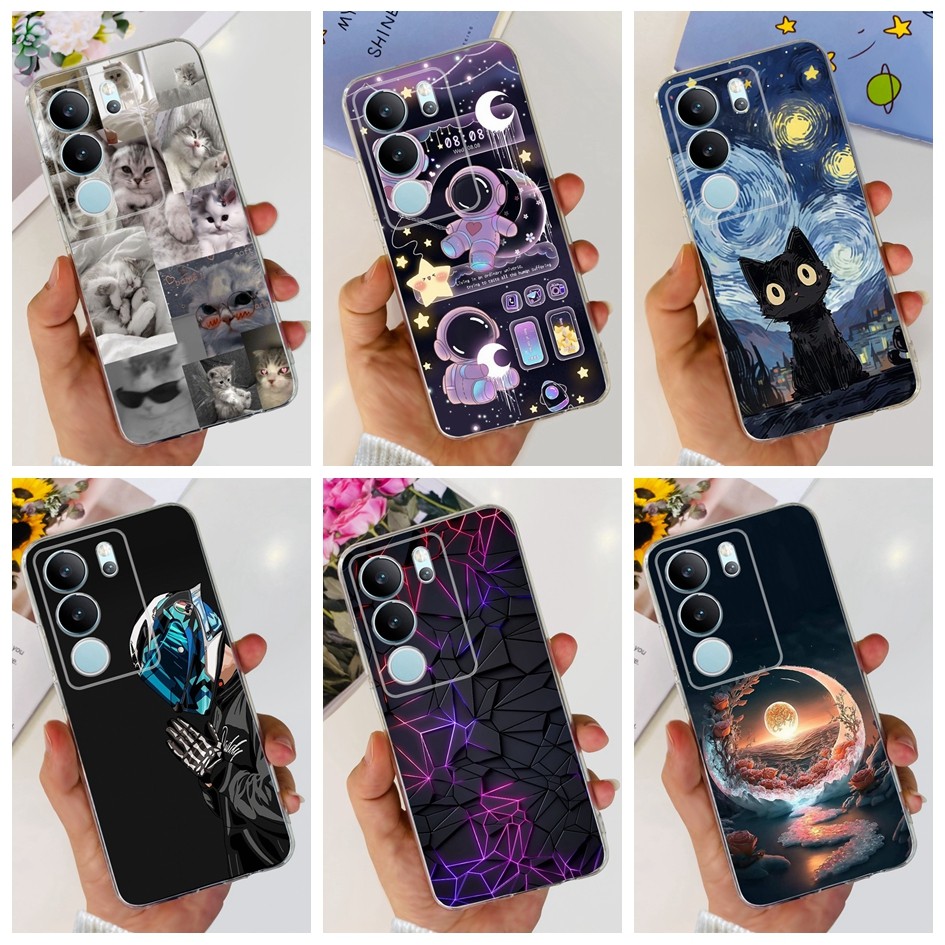 สําหรับvivo V29 5G V2250 สําหรับVivo V29 Pro 5G V2251 น่ารักการ์ตูนเคสโทรศัพท์สําหรับVivoV29 V 29 20