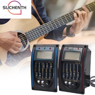 Suchenchen LC-5 จอแสดงผล LCD ชิ้นส่วนกีตาร์โปร่ง EQ Equalize…