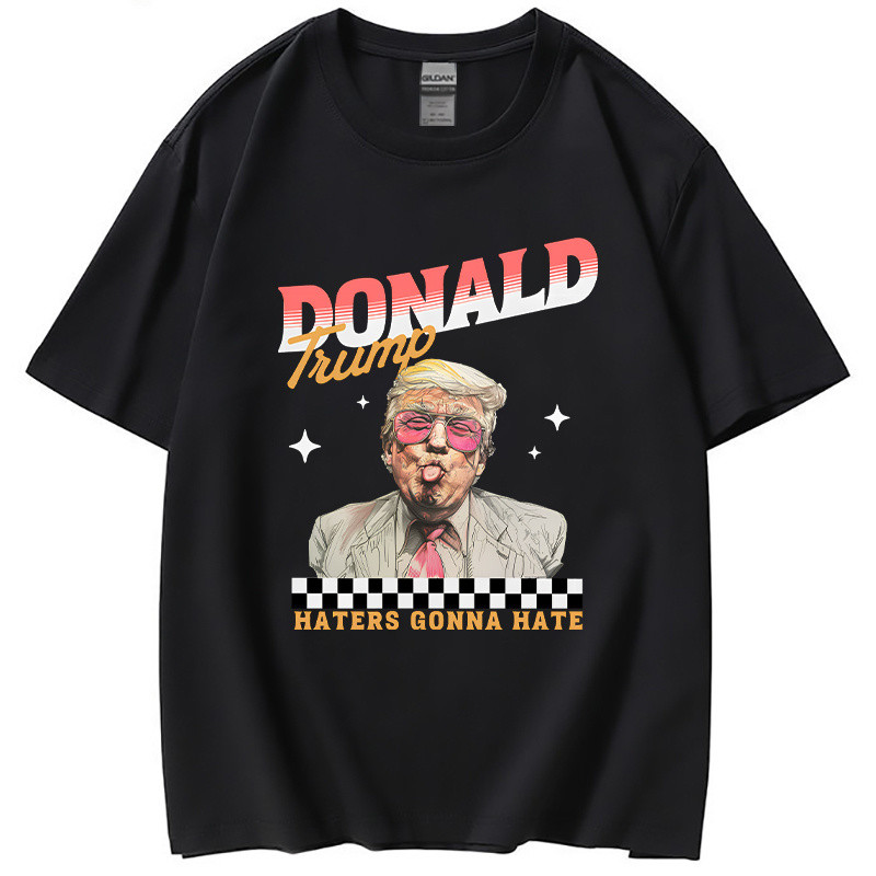 อเมริกัน Spoof Trump แขนสั้น Trump เกย์ Creative fuc ตลกเสื้อยืดชาย Trump เสื้อผ้า Merchandise#20250