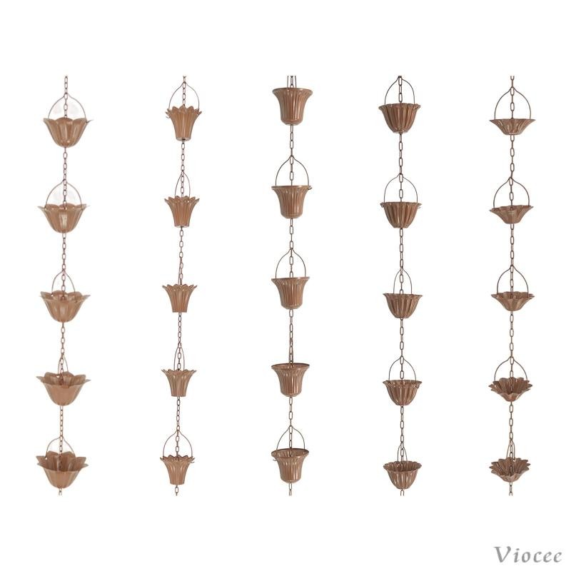 [Viocee] 3.3ft Rain Chain วิลล่านอก ลาน รางน้ํา โซ่จับน้ําฝน