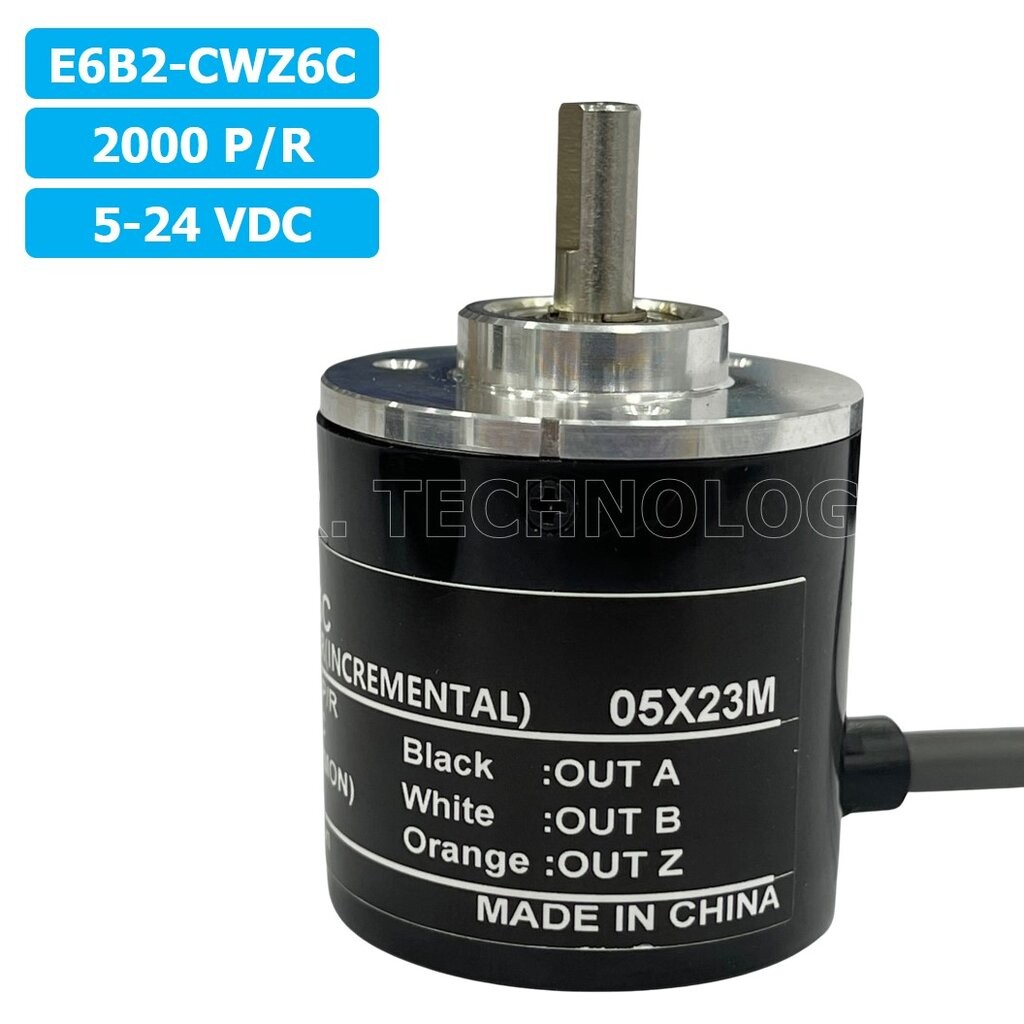 E6B2-CWZ6C 5-24VDC 100/360/600/1000/1024/2000P/R (Pulses/Revolution) โรตารี่เอ็นโค้ดเดอร์ ROTARY ENCODER INCREMENTAL ...