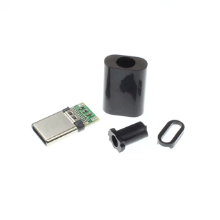 5 ชิ้น TYPE-C ปลั๊ก USB ชายเชื่อมต่อ PCB 24pin เชื่อมอินเทอร์เฟซสายข้อมูล DIY อุปกรณ์เสริมสายเคเบิลข้อมูล