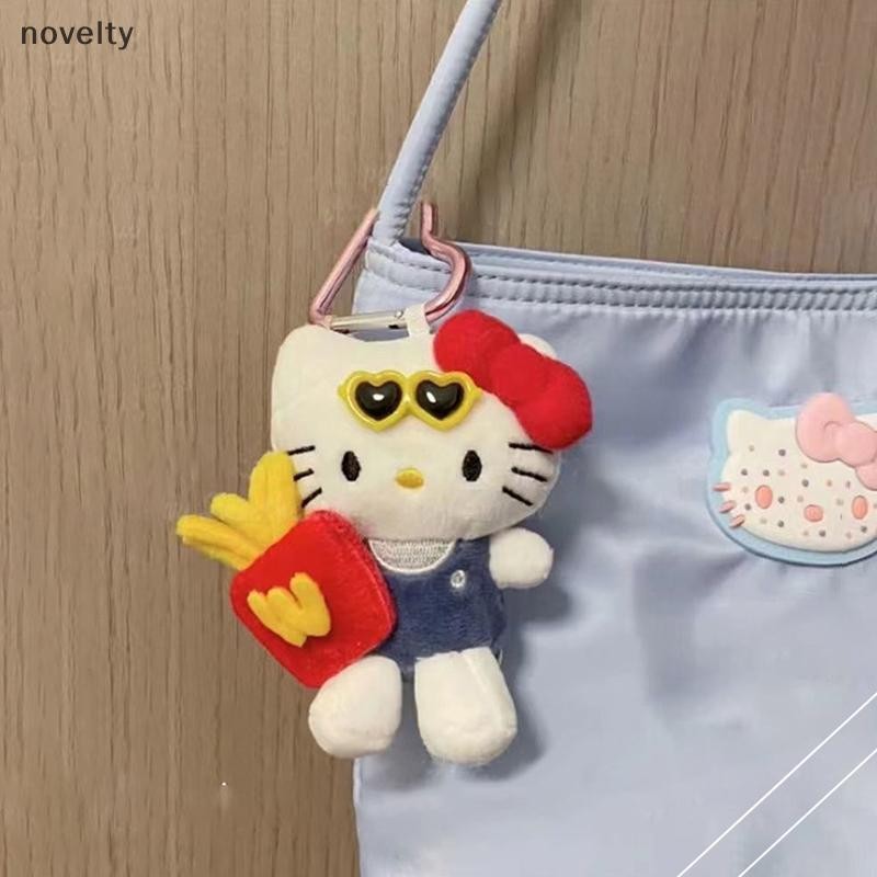 Nly Kawaii Sanrio Hello Kitty ตุ๊กตาพวงกุญแจสาวการ์ตูนกระเป๋าเป้สะพายหลังจี้น่ารักตกแต่งเด็กตุ๊กตาของเล่นของขวัญ N